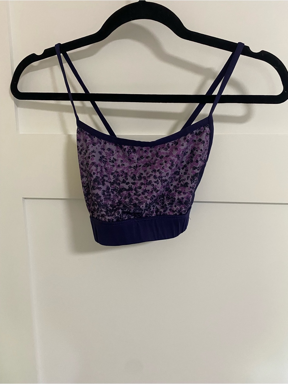 Champion Purple Floral Mesh Bralette